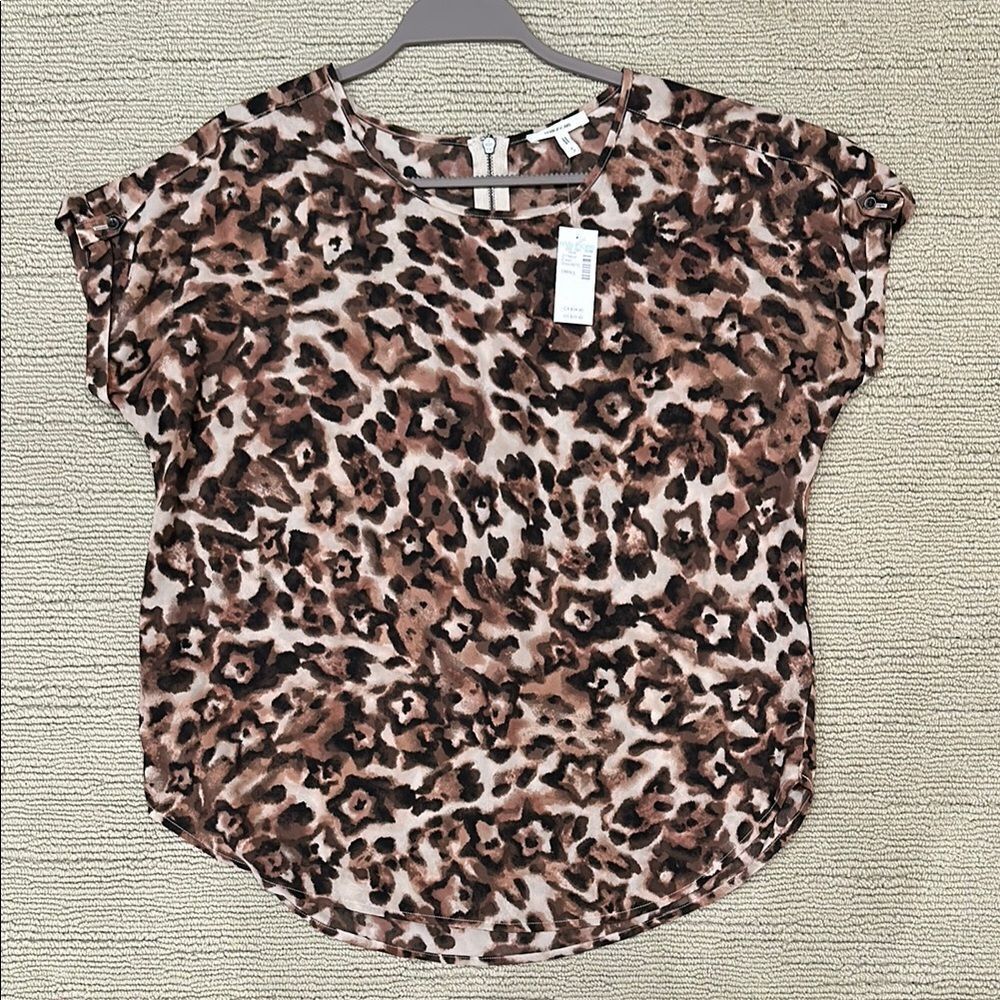 Maurices Relaxed Blouse with Animal Print